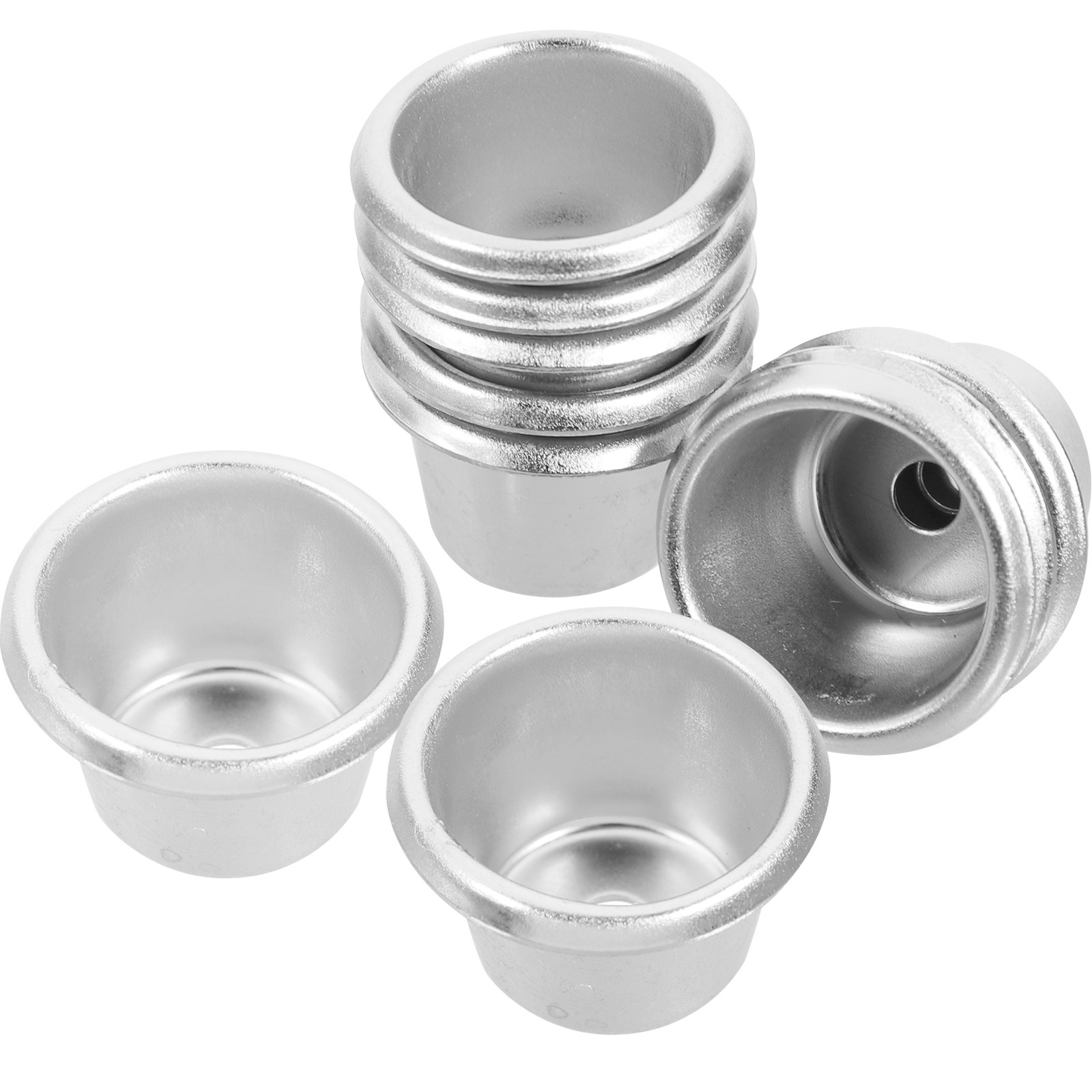 Candle Holder Set - 10Pcs Metal Cup Set Iron Holders