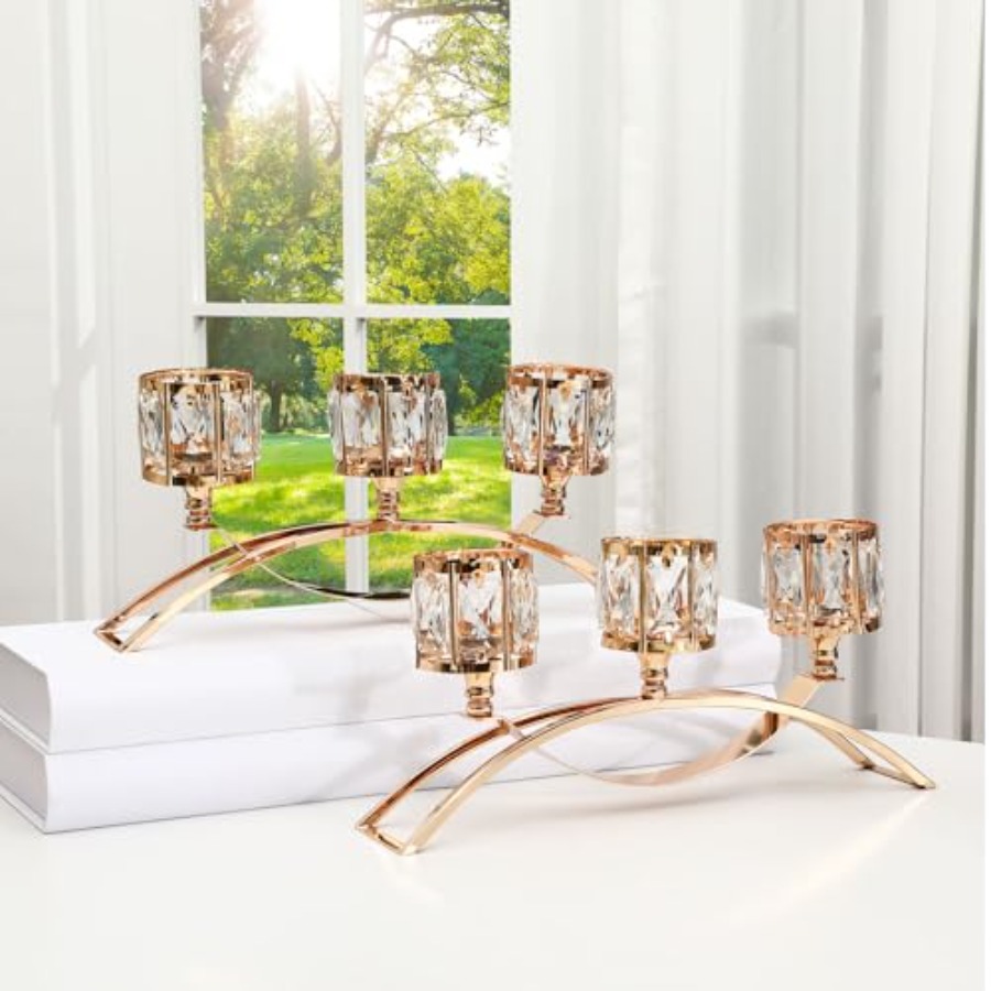 Candle Holder Set - Dining room, wedding, cabinet ornaments, home,