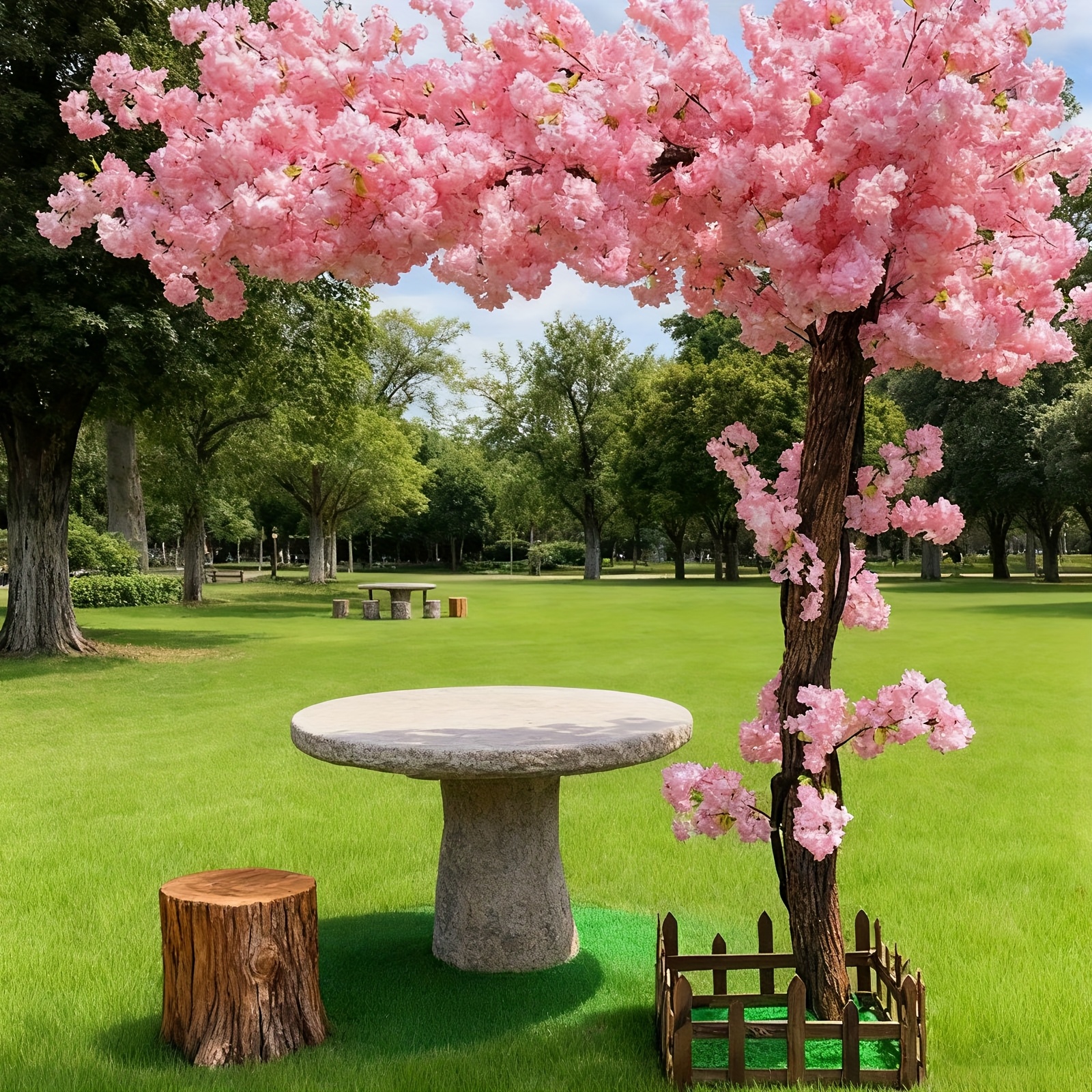 Lighting Decor Living Room - Artificial Cherry Blossom Tree, Handmade Light