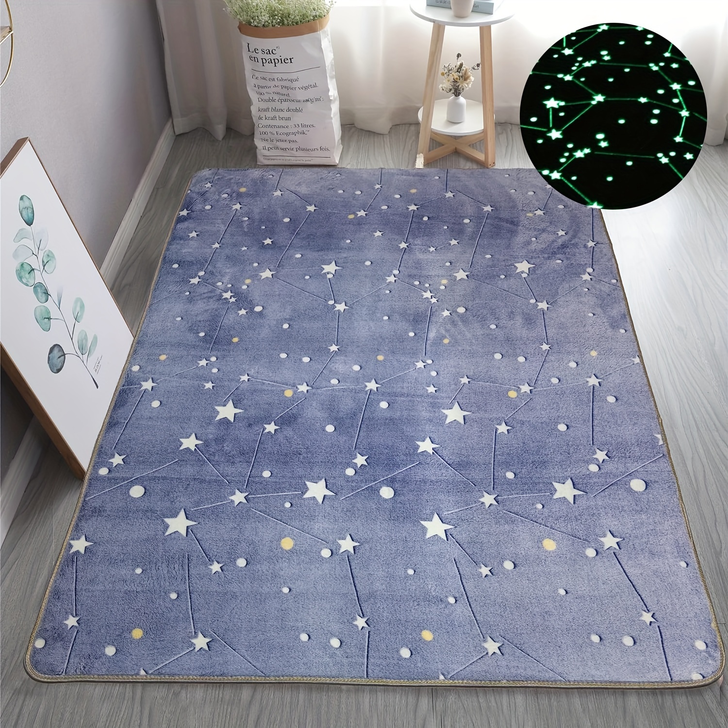 Garage Lighting Decor - A Glowing Carpet in The Dark