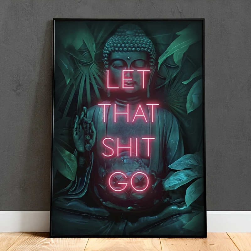 Lighting Mcqueen Wall Decor - Let That Shit Go Poster Print