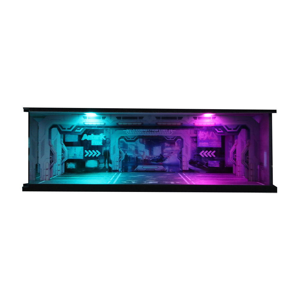 1:64 Scale Underground Garage  - Garage Lighting Decor ulasan dan harga
