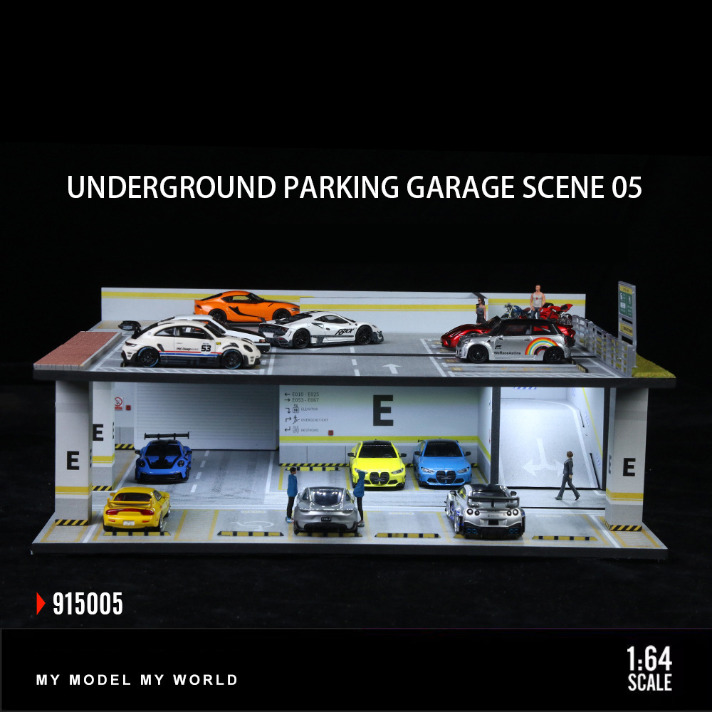 1:64 Scale Underground Garage  - Garage Lighting Decor ulasan dan harga