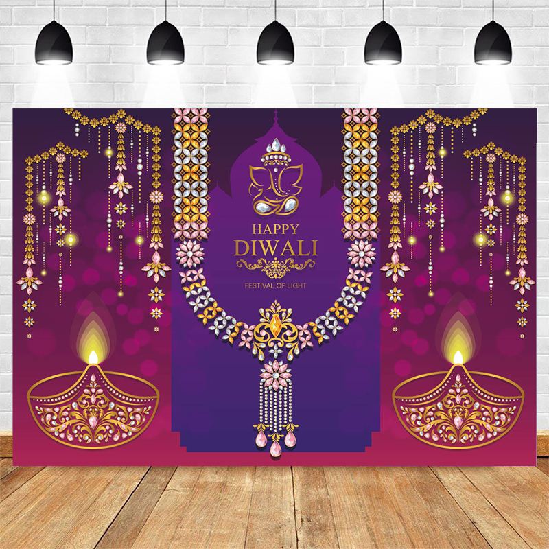Happy Diwali Photography Backd - Lighting Decor For Diwali ulasan dan harga