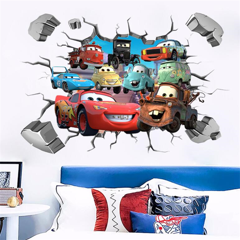 Disney Cartoon Cars Lighting M - Lighting Mcqueen Wall Decor ulasan dan harga