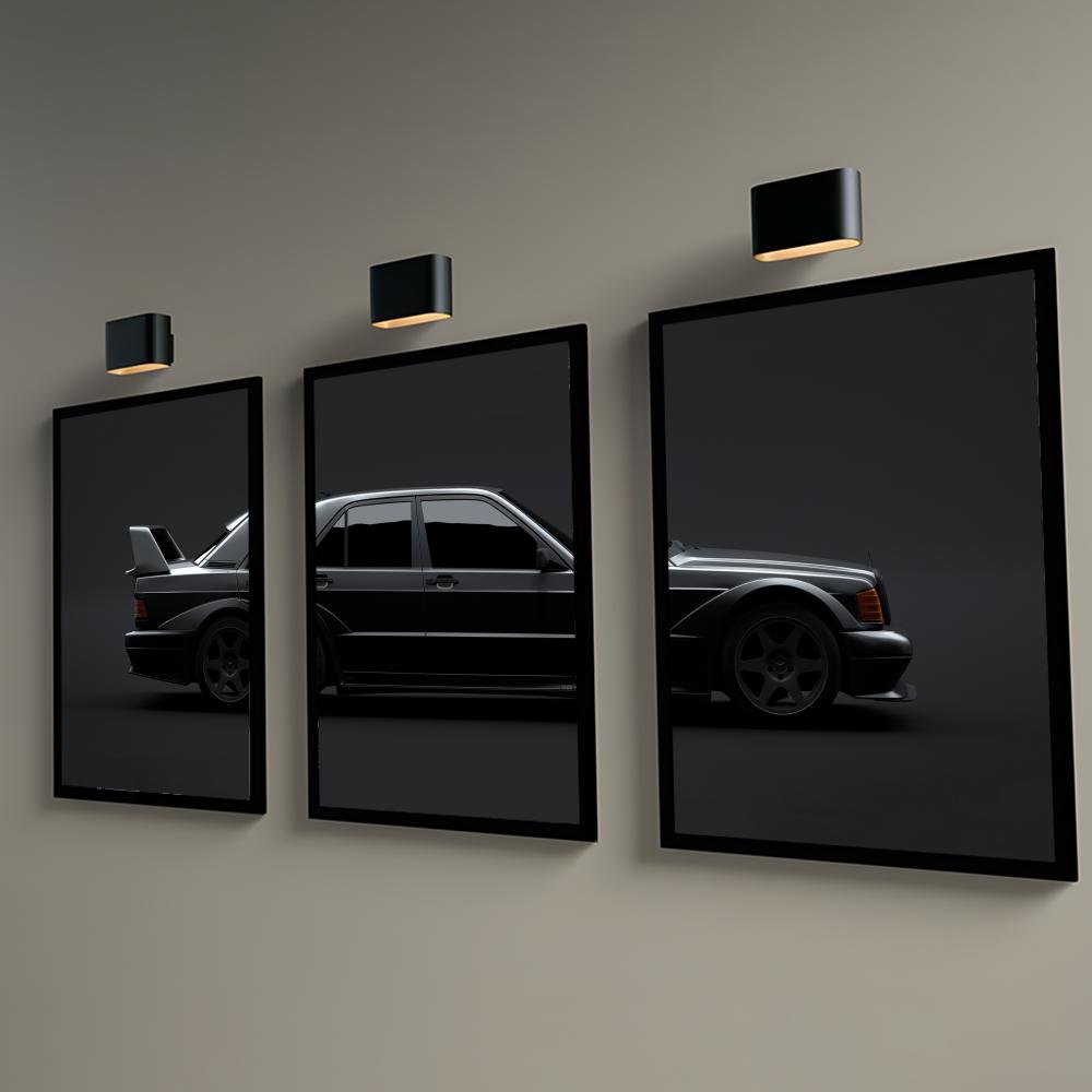 Classic Sports Car 190E Design - Lighting Mcqueen Wall Decor ulasan dan harga