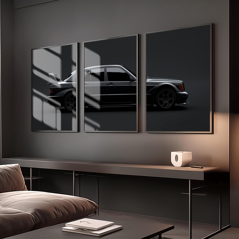 Classic Sports Car 190E Design - Lighting Mcqueen Wall Decor ulasan dan harga