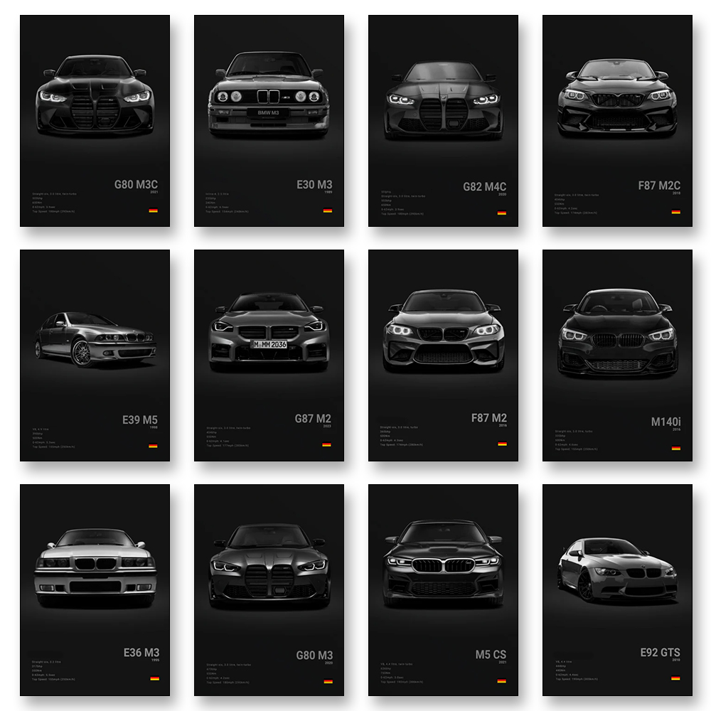 2-A1 Famous Cars G80 M3C Canva - Lighting Mcqueen Wall Decor ulasan dan harga