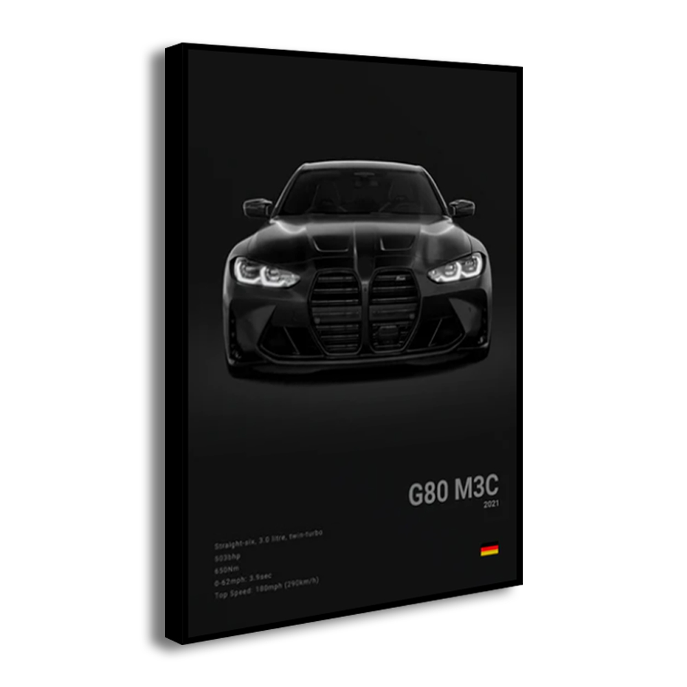 2-A1 Famous Cars G80 M3C Canva - Lighting Mcqueen Wall Decor ulasan dan harga