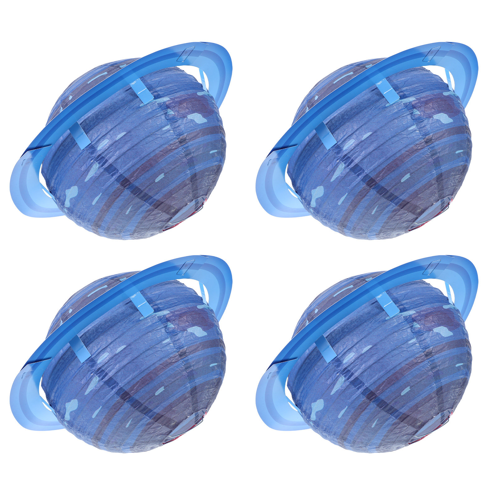 4Pcs Vibrant Paper Planet Lant - Lantern Paper Solar ulasan dan harga