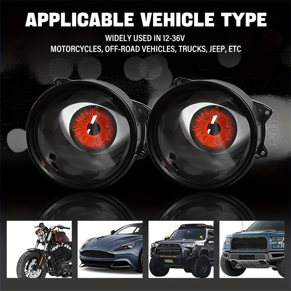  6-Mode Led Dynamic Devil Eye - Decor Lighting & Decor Fires Photos ulasan dan harga