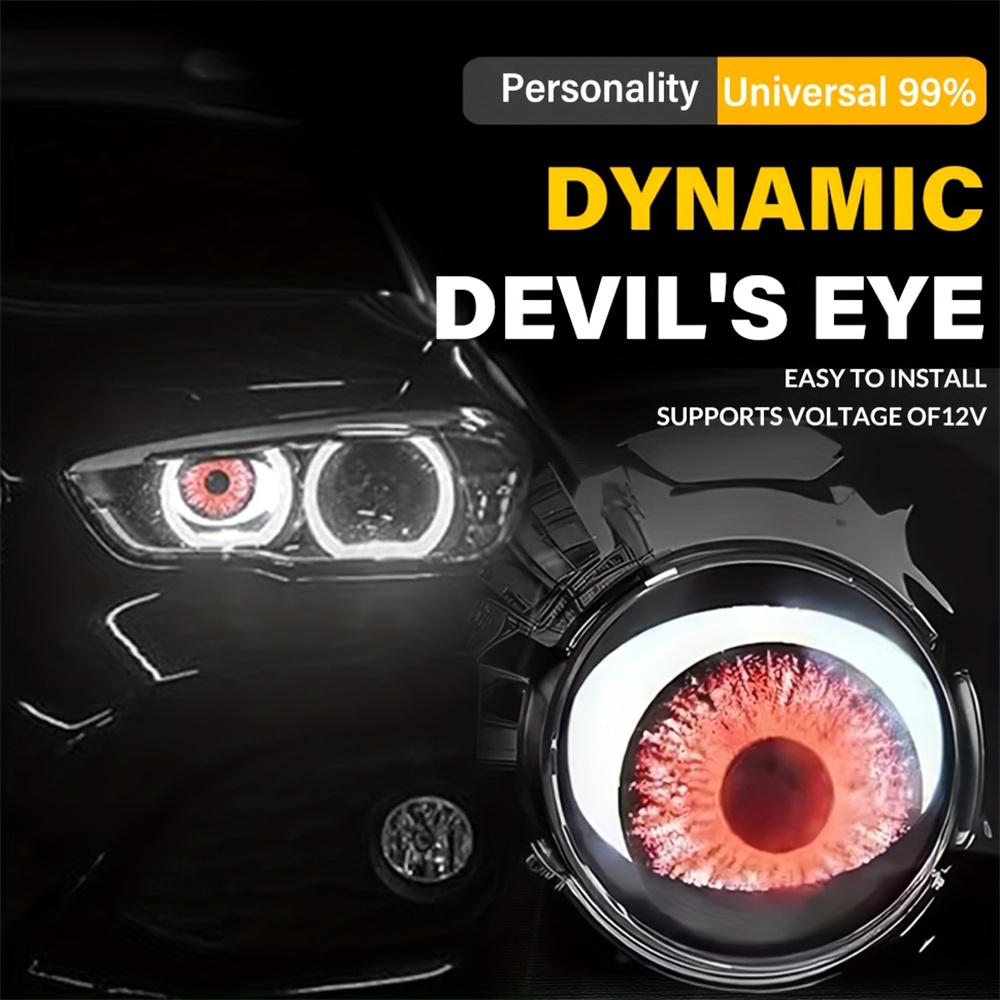  6-Mode Led Dynamic Devil Eye - Decor Lighting & Decor Fires Photos ulasan dan harga