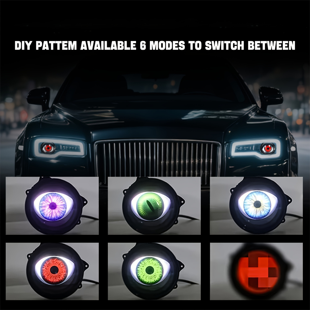  6-Mode Led Dynamic Devil Eye - Decor Lighting & Decor Fires Photos ulasan dan harga