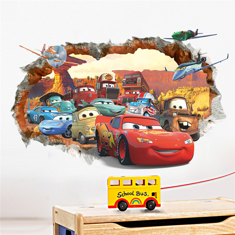 Disney Cartoon Car Lighting Mc - Lighting Mcqueen Wall Decor ulasan dan harga