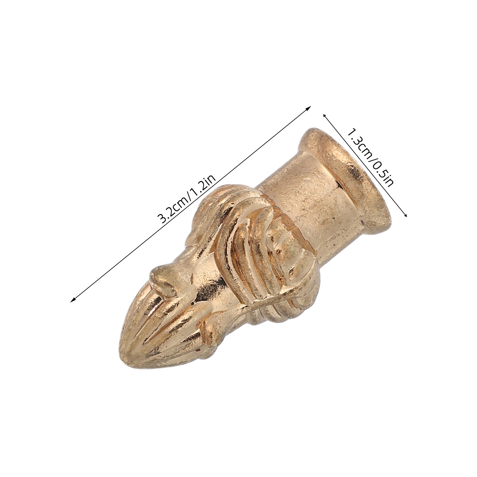 2pcs Lamp Finial Cap Knob For  - Lighting Metal Wall Decor ulasan dan harga