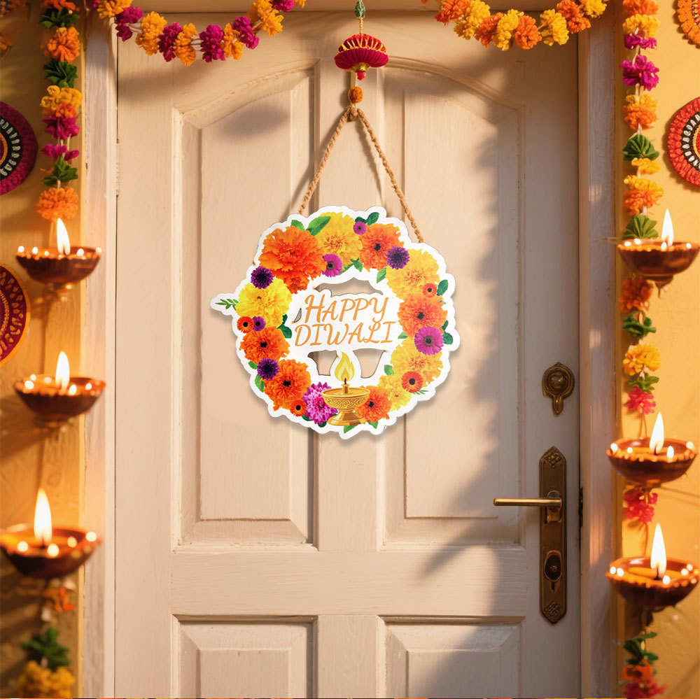 Lotus & Peacock Diwali Decor - - Lighting Decor For Diwali ulasan dan harga