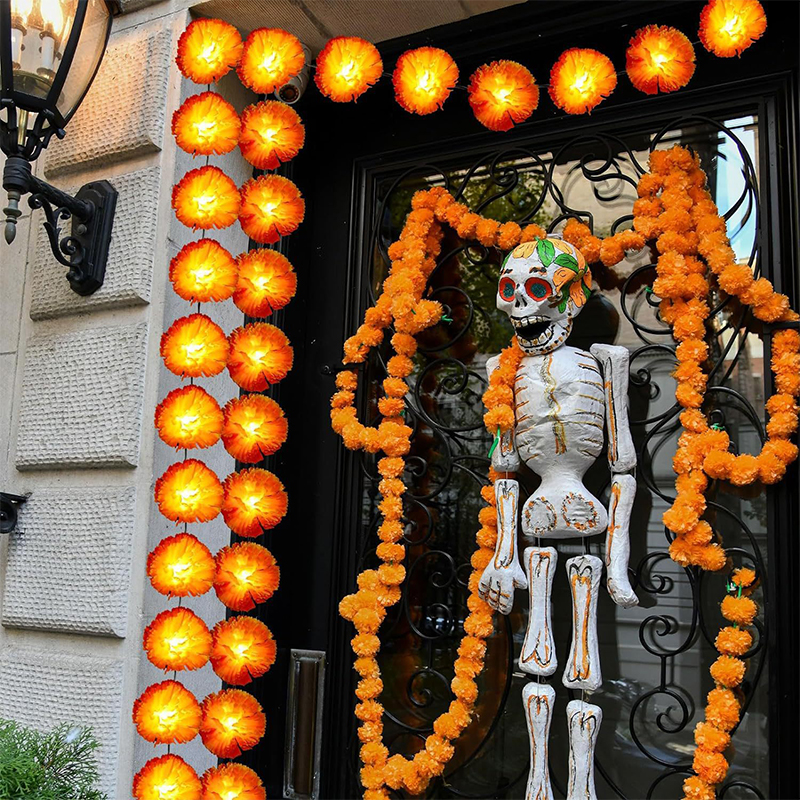 3M Mexican Marigold Artificial - Lighting Decor For Diwali ulasan dan harga