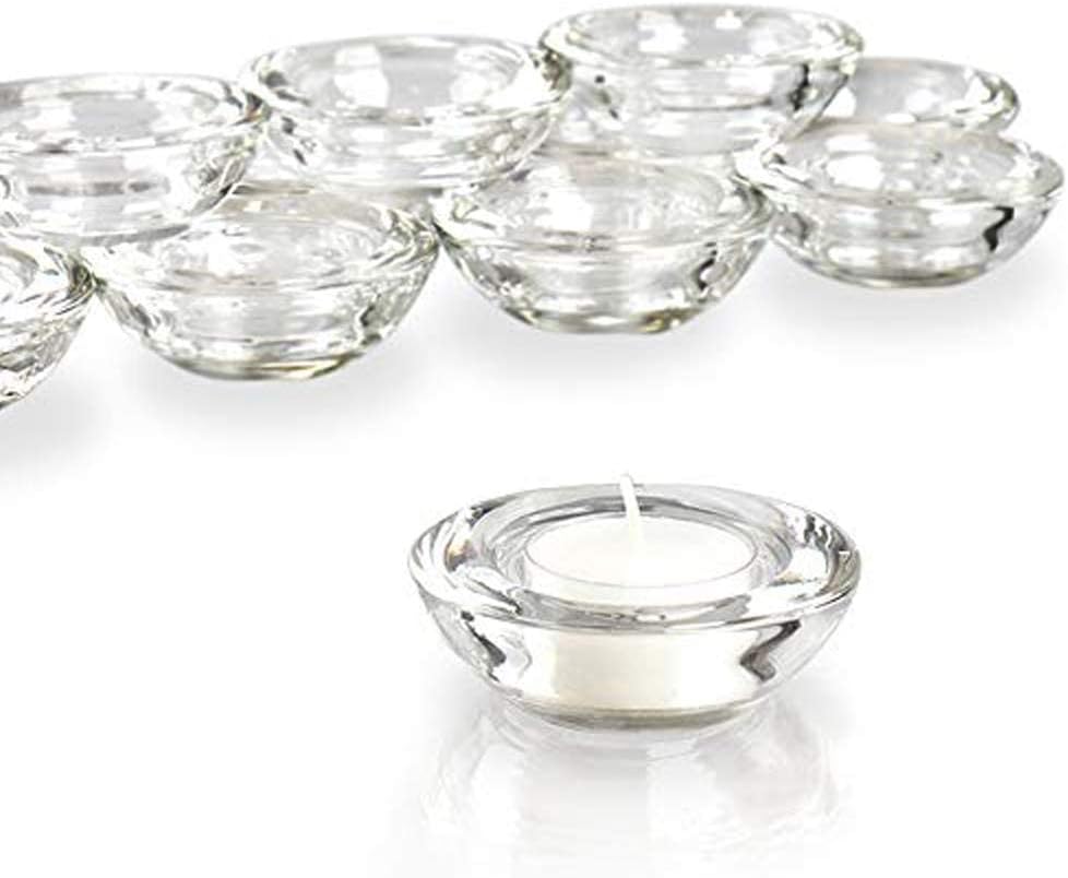 Set of 24 Clear Tealight Candl - Candle Holder Set ulasan dan harga