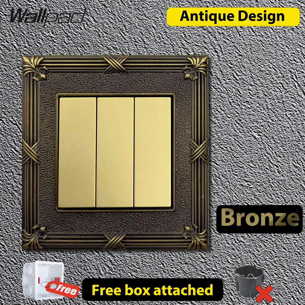 WALLPAD Decorative Metal Wall  - Lighting Metal Wall Decor ulasan dan harga