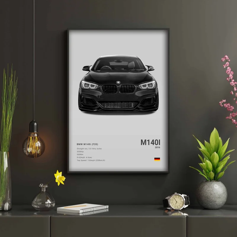 Pop Black And White Poster Wal - Lighting Mcqueen Wall Decor ulasan dan harga