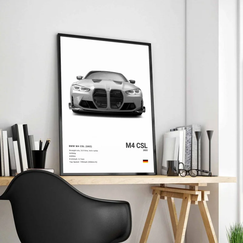 Pop Black And White Poster Wal - Lighting Mcqueen Wall Decor ulasan dan harga