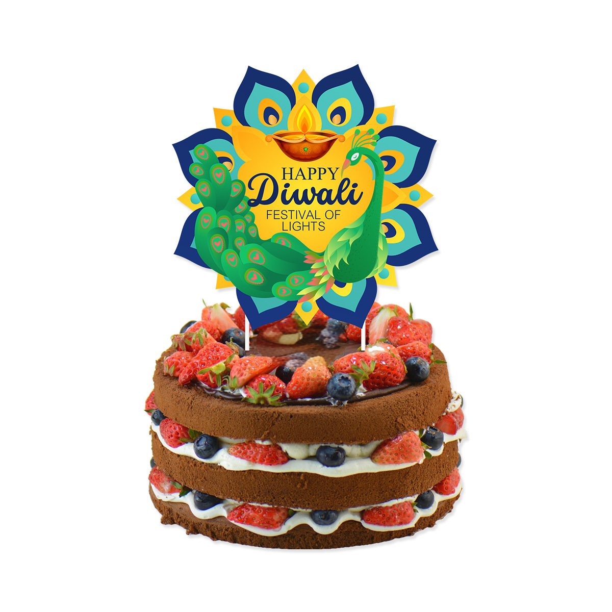 Diwali Theme Cake Decoration,H - Lighting Decor For Diwali ulasan dan harga