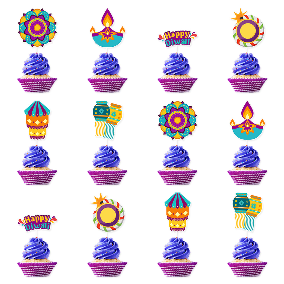 Diwali Theme Cake Decoration,H - Lighting Decor For Diwali ulasan dan harga
