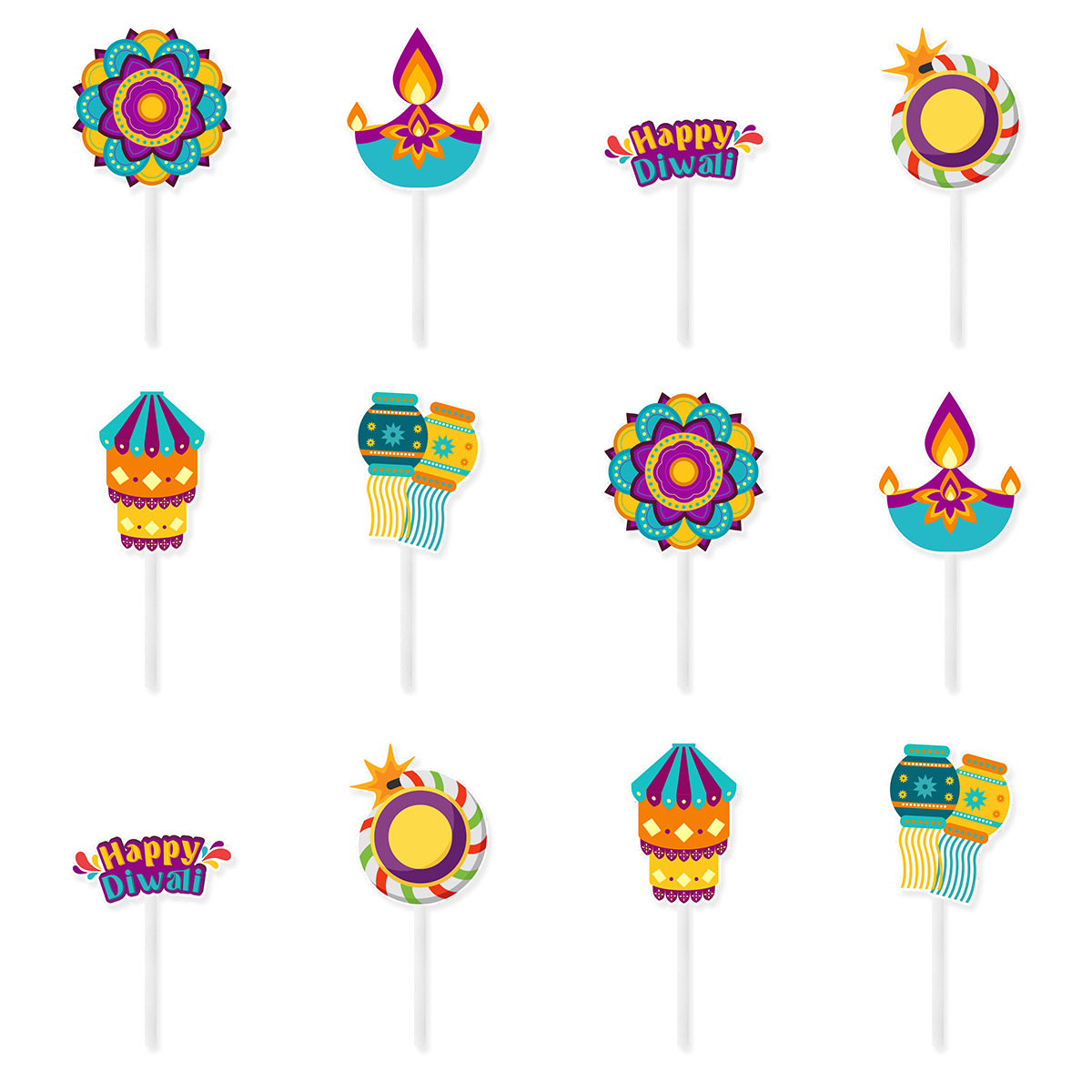 Diwali Theme Cake Decoration,H - Lighting Decor For Diwali ulasan dan harga