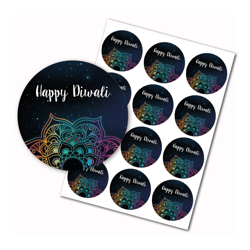 Happy Diwali stickers Indian F - Lighting Decor For Diwali ulasan dan harga