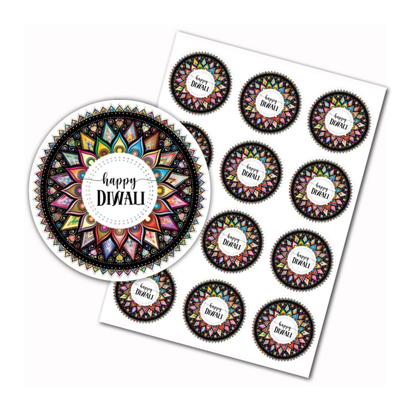 Happy Diwali stickers Indian F - Lighting Decor For Diwali ulasan dan harga
