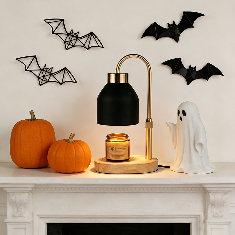 Black Candle Warmer Lamp with  - Lighting Decor Living Room ulasan dan harga