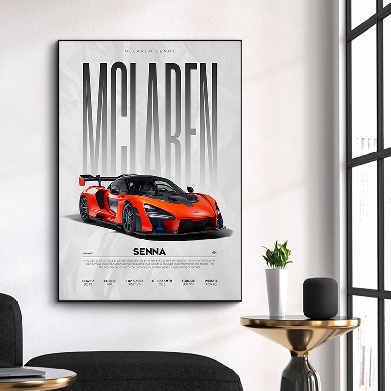 Luxury Super Car Race Cars M-M - Lighting Mcqueen Wall Decor ulasan dan harga