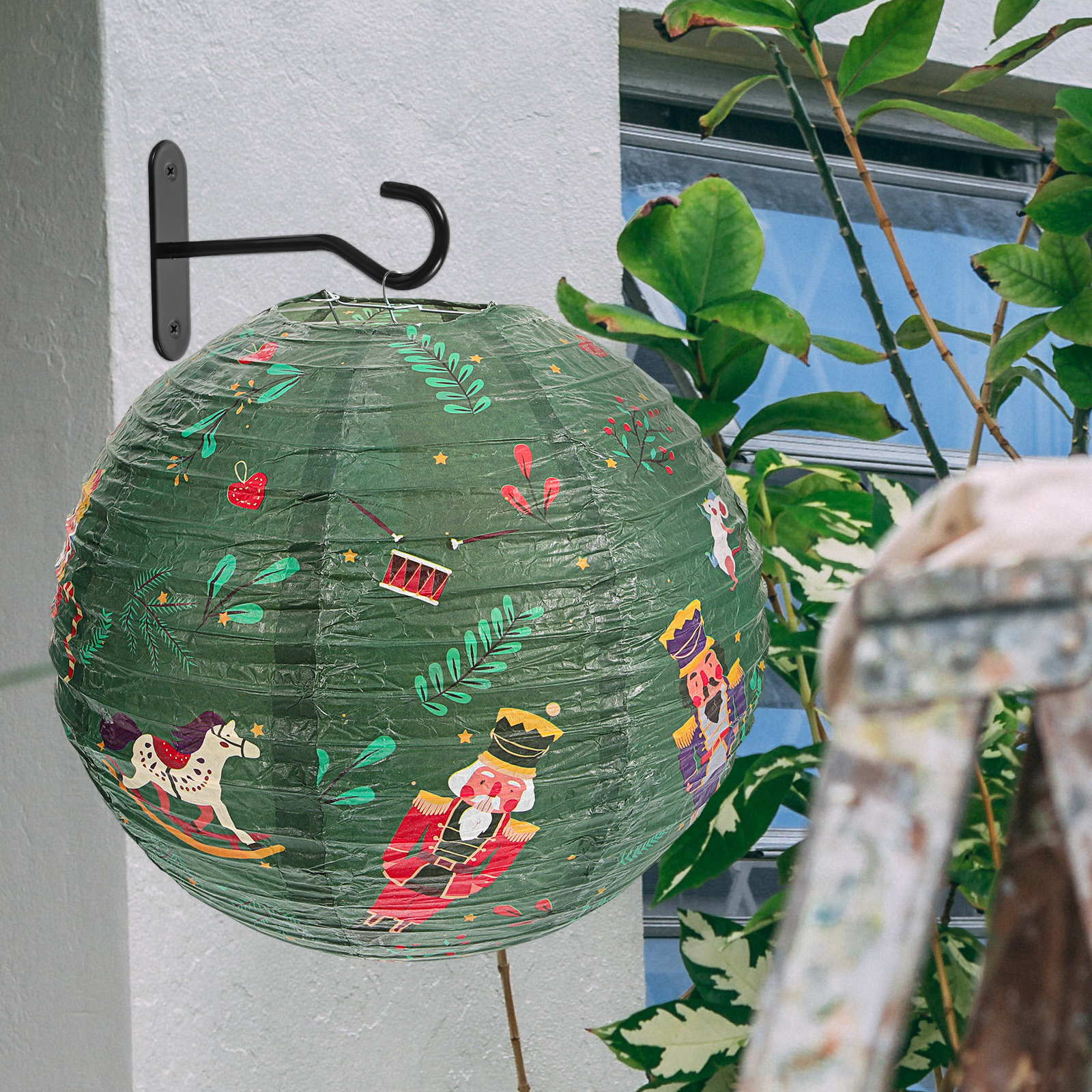 2Pcs Nutcracker Lanterns Green - Lantern Paper Solar ulasan dan harga