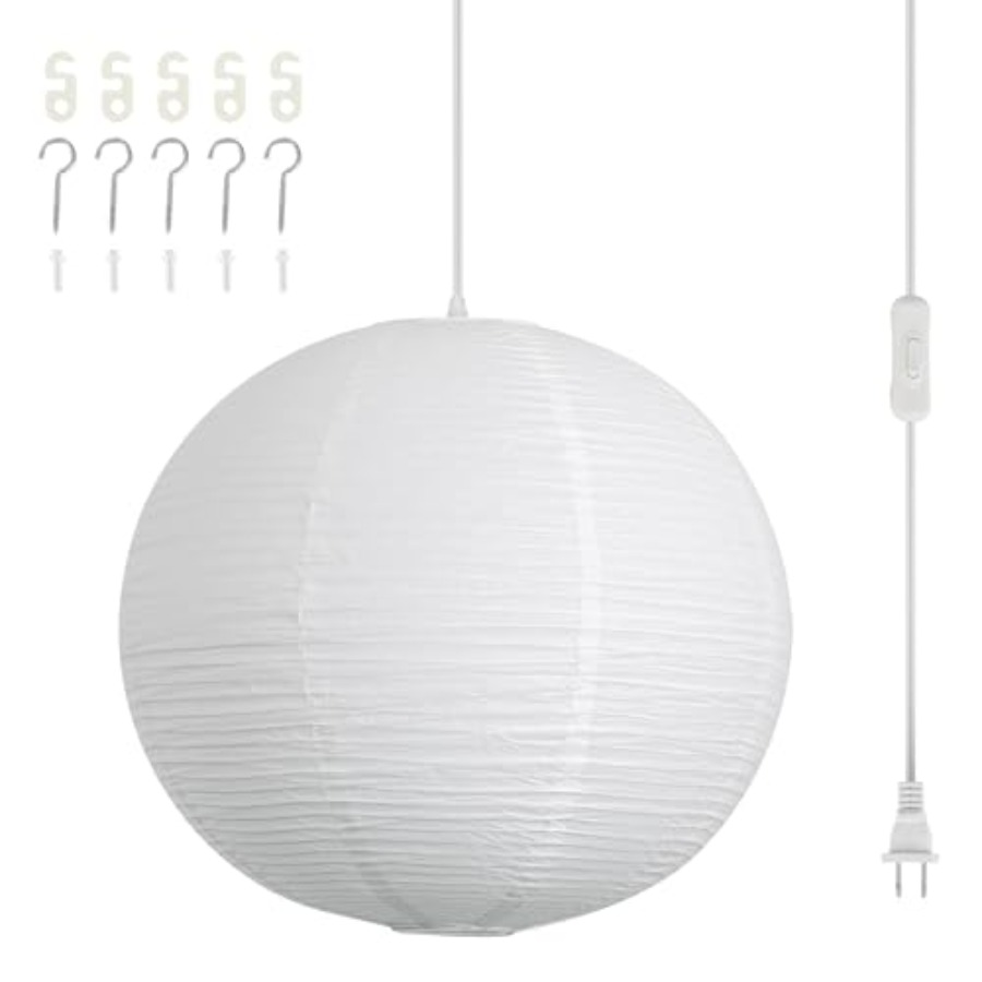Paper Lantern Lamp Plug in Han - Lantern Paper Solar ulasan dan harga