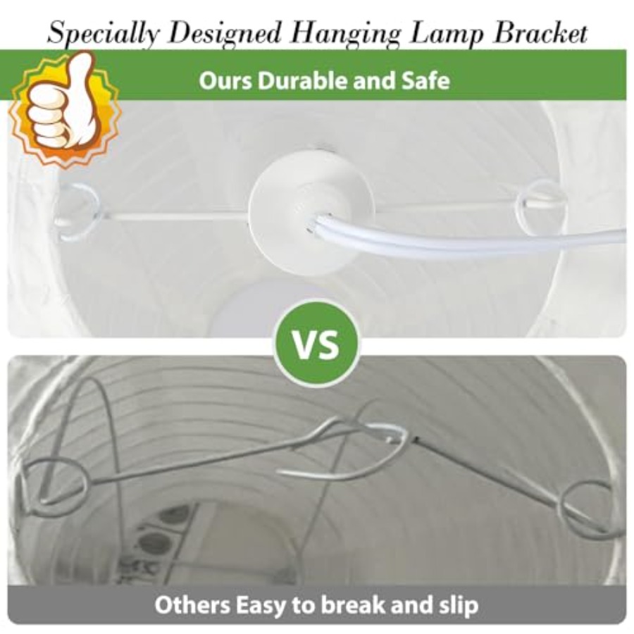 Paper Lantern Lamp Plug in Han - Lantern Paper Solar ulasan dan harga