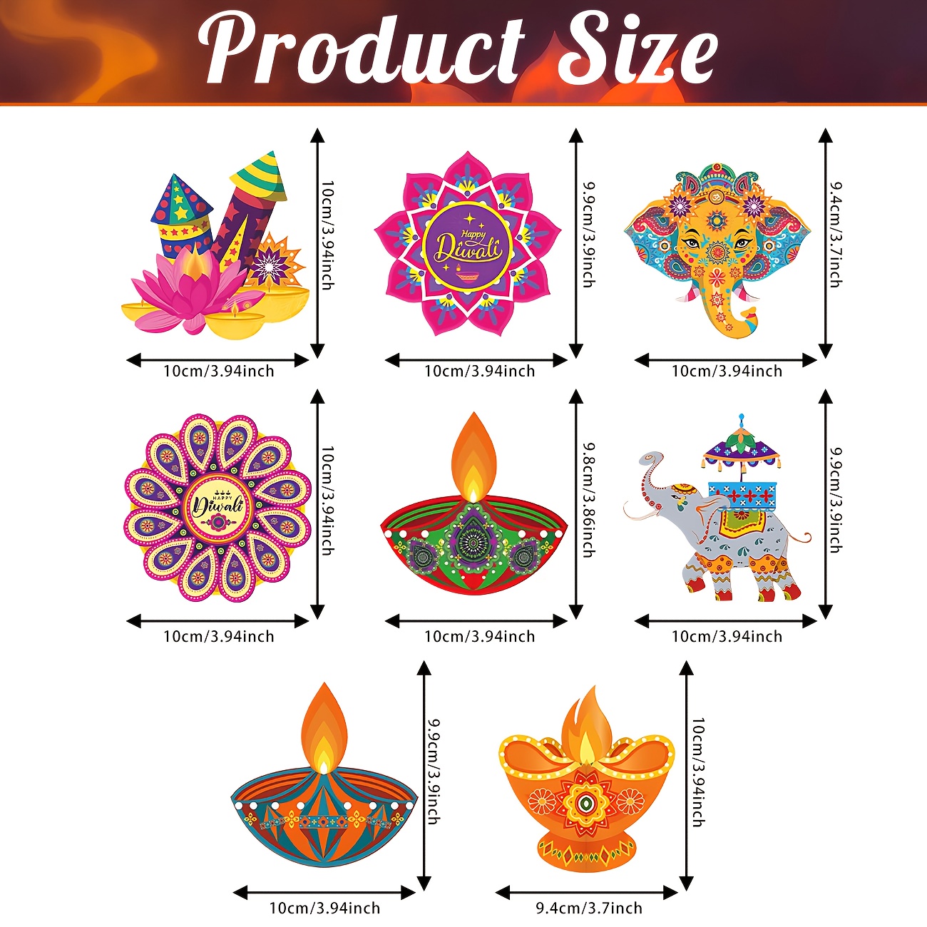 Happy Diwali Hanging Decoratio - Lighting Decor For Diwali ulasan dan harga
