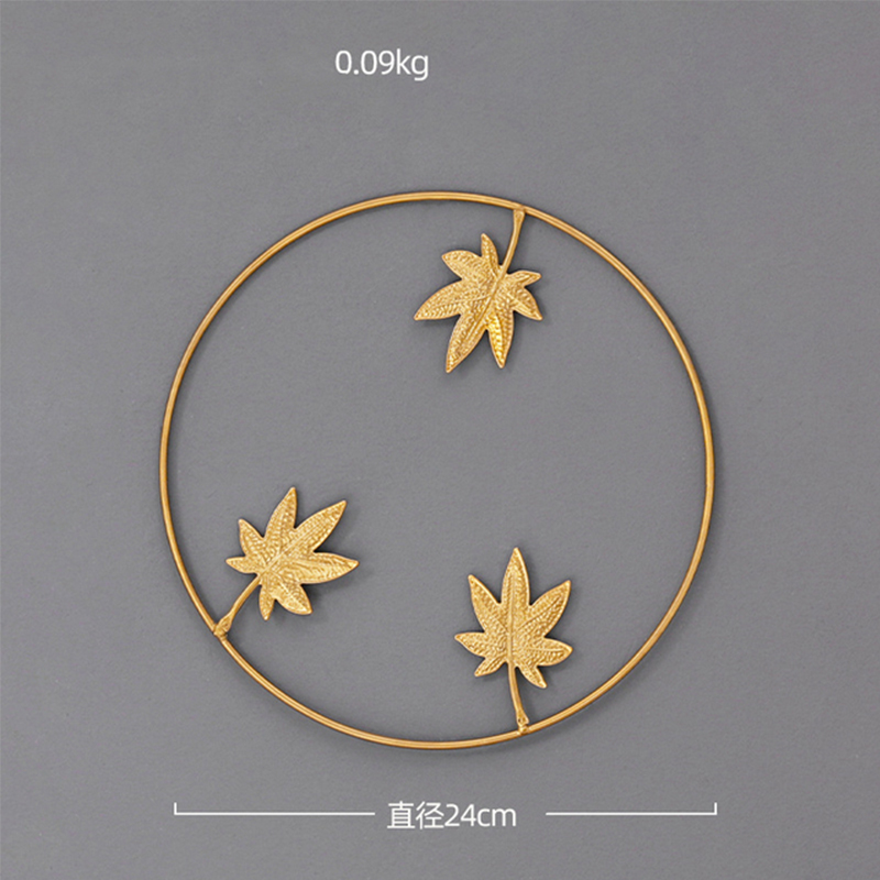 Nordic Ginkgo Leaf Wall Decor  - Lighting Metal Wall Decor ulasan dan harga