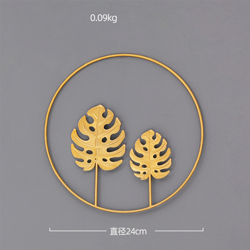 Nordic Ginkgo Leaf Wall Decor  - Lighting Metal Wall Decor ulasan dan harga