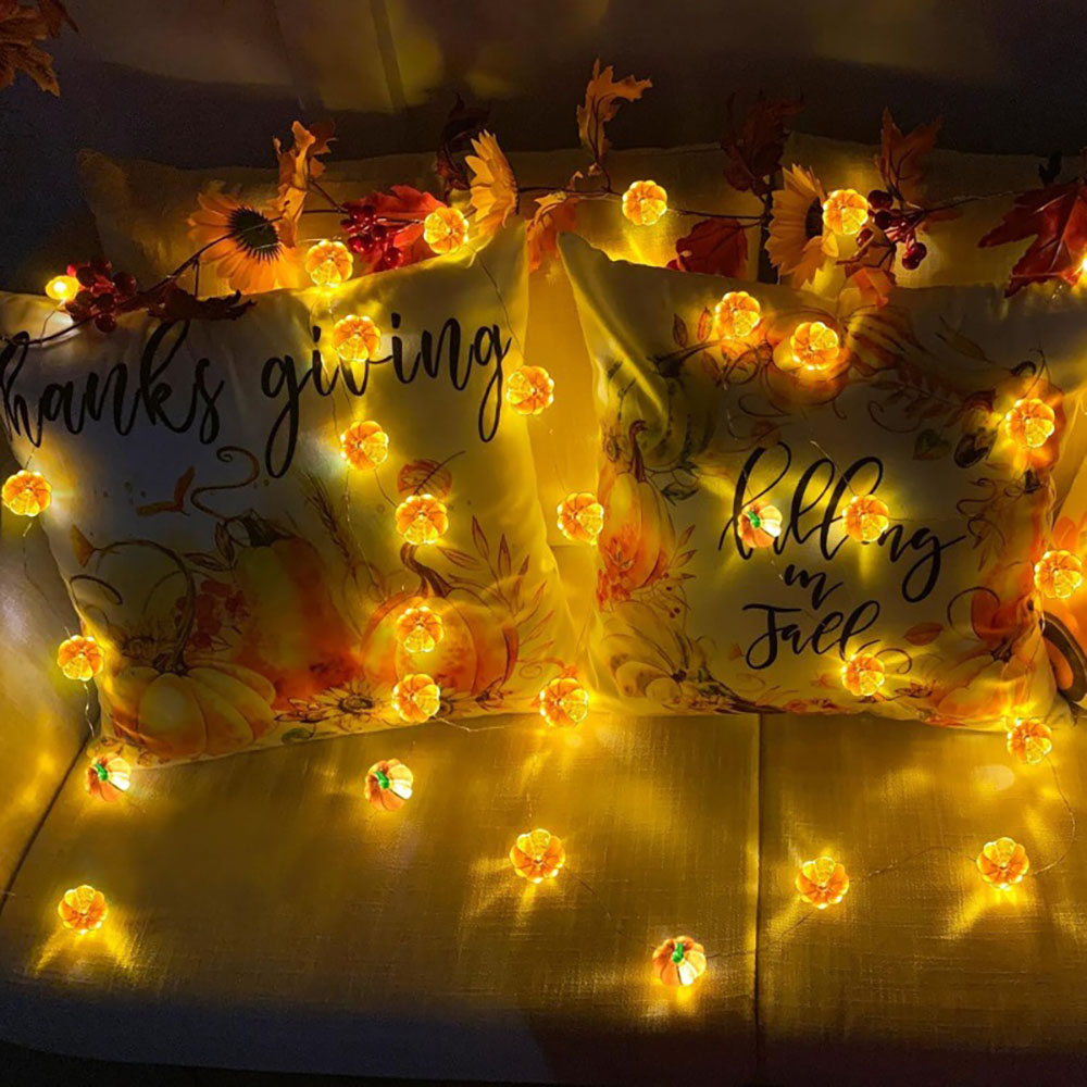 Halloween Pumpkin Light String - Home Decor Lighting Tricks ulasan dan harga