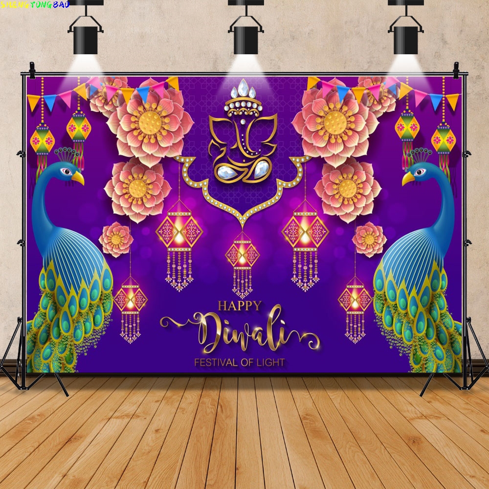 Happy Diwali Backdrop India Fe - Lighting Decor For Diwali ulasan dan harga