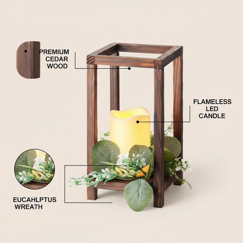 12 Set/36 Pcs Wooden Wedding L - Candle Holder Set ulasan dan harga