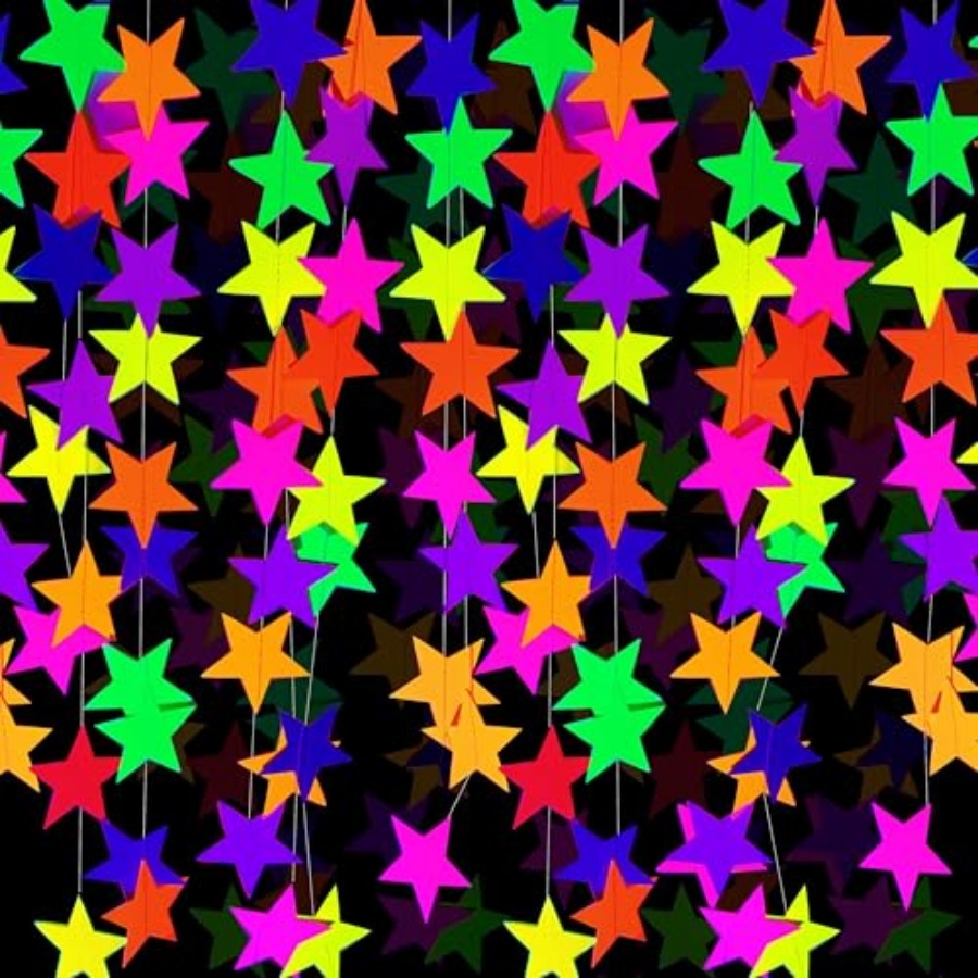 120feet UV Neon Star Hanging P - Decor Lighting & Decor Fires Photos ulasan dan harga