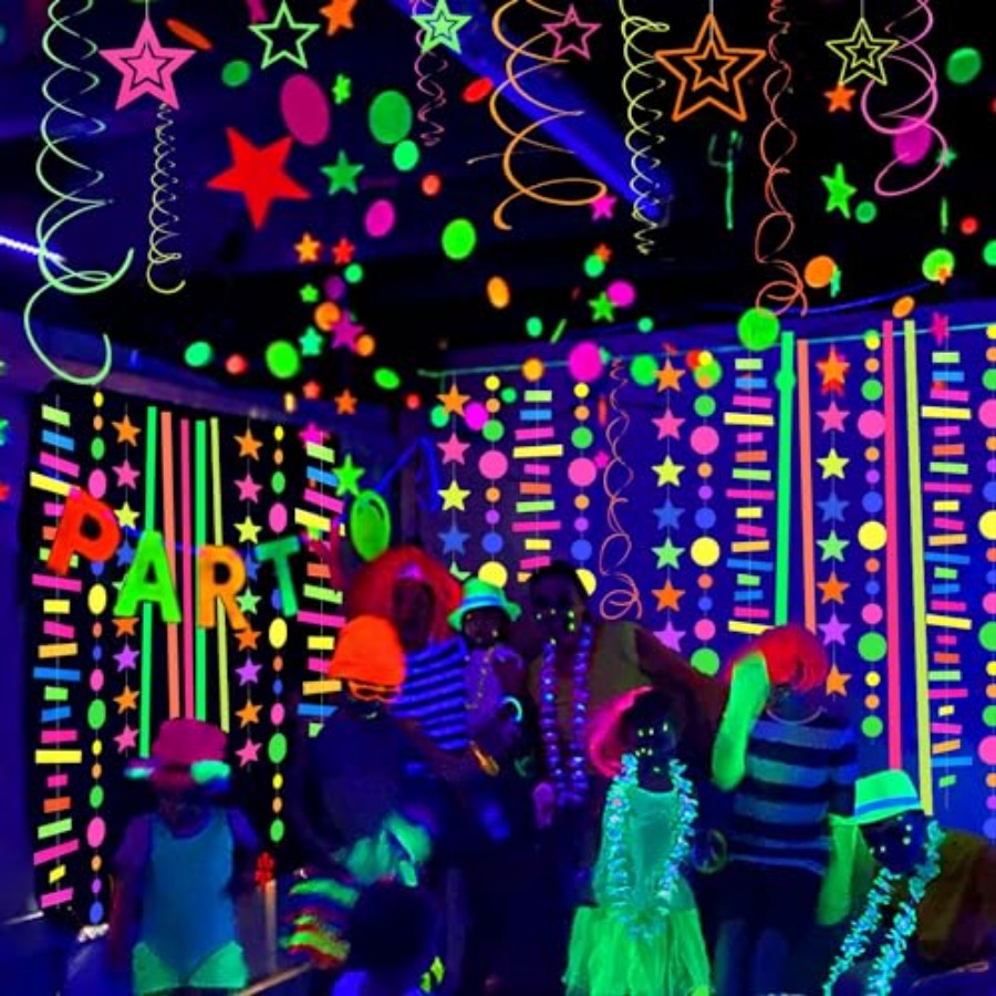 120feet UV Neon Star Hanging P - Decor Lighting & Decor Fires Photos ulasan dan harga