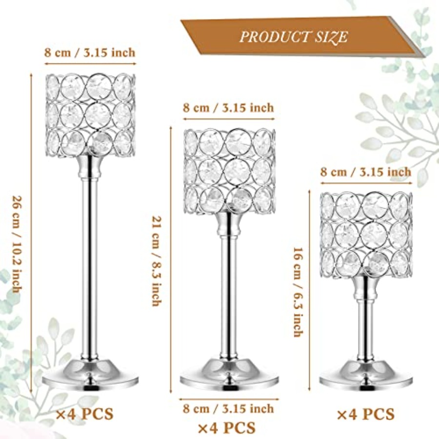 Wedding table centerpieces: cr - Candle Holder Set ulasan dan harga