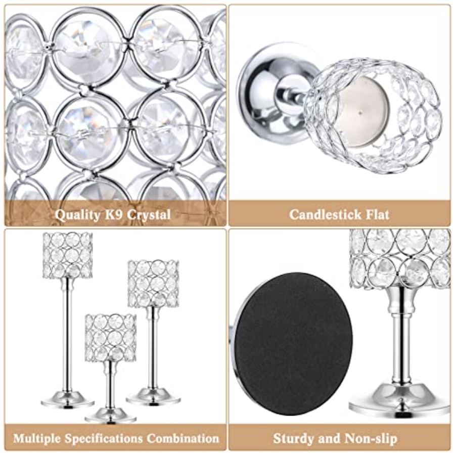Wedding table centerpieces: cr - Candle Holder Set ulasan dan harga