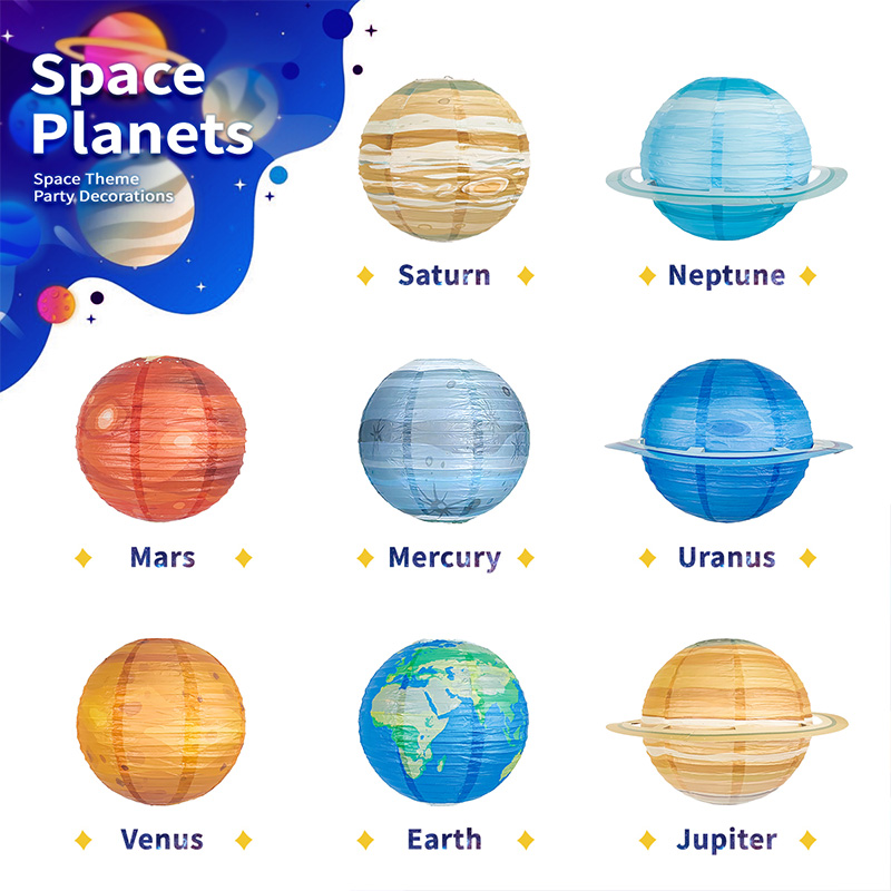 Solar System Eight Planets Sta - Lantern Paper Solar ulasan dan harga
