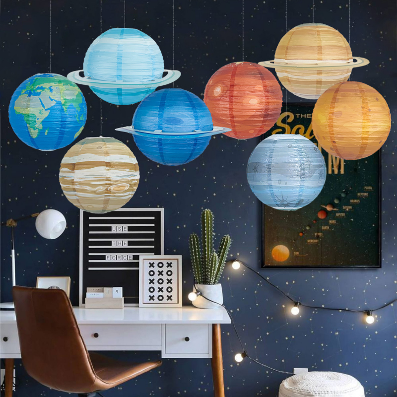 Solar System Eight Planets Sta - Lantern Paper Solar ulasan dan harga