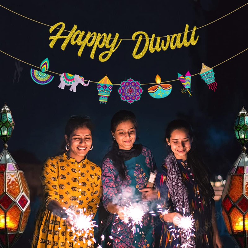 Diwali Party Decorations Happy - Lighting Decor For Diwali ulasan dan harga
