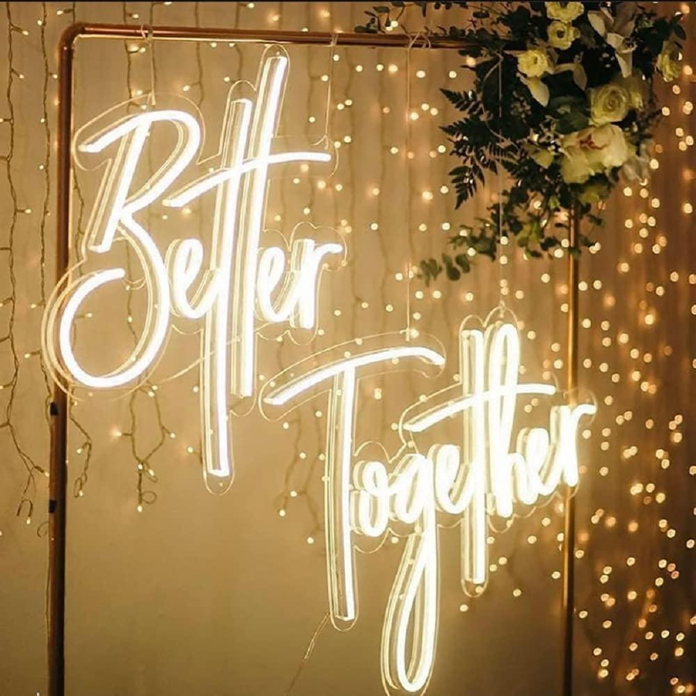 Better Together Neon Sign USB  - Lighting Decor Living Room ulasan dan harga