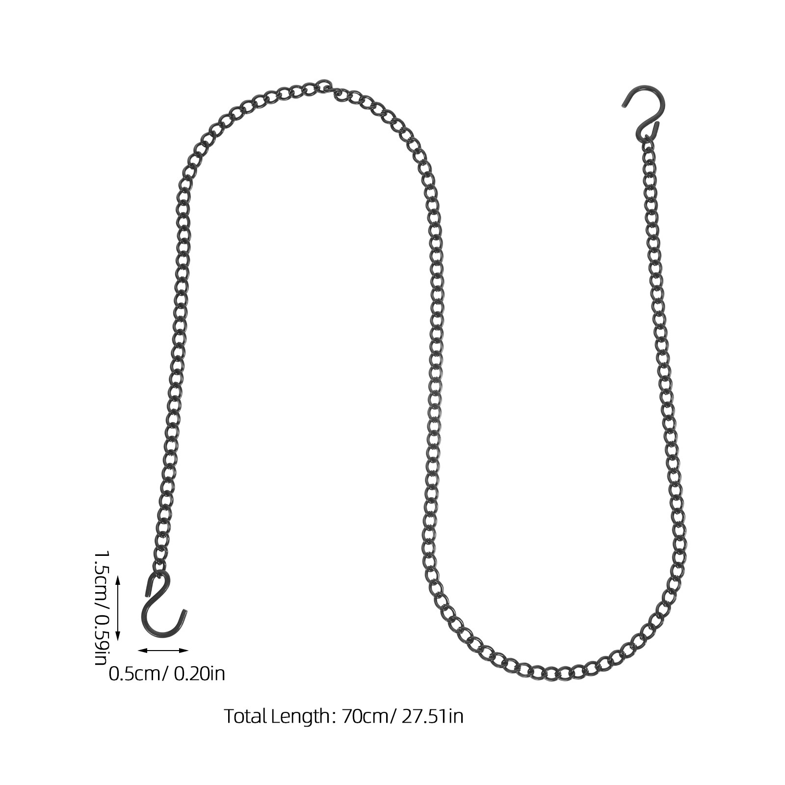 6Pcs Decorative Hanging Chains - Lighting Metal Wall Decor ulasan dan harga